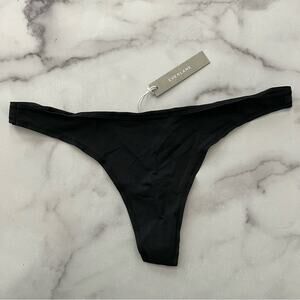 Everlane The Cotton Thong underwear black